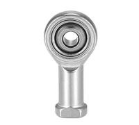 sourcing map SSI5T/K Embout Rotule 5mm Alésage Palier Roulement Extrémité Tige Inox Acier M5x0.8 Femelle Fil Droite Main