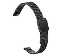 sourcing map Stainless Steel Mesh Watch Band Quick Release Adjustable Metal Replacement Watch Strap for Men and Women