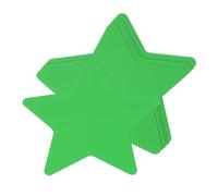 sourcing map Star Cutouts Lot de 100 cartes en papier Vert 9 x 9 cm | En forme d'étoile pour projets de bricolage