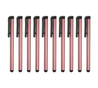 sourcing map Stylet Stylos pour Écrans Tactiles Stylet Crayon Sensibilité | Universel Capacitif, pour Téléphone Tablette Tout Capacitif Écran Tactile Dispositif, 10pcs, Rose
