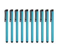 sourcing map Stylet Stylos pour Écrans Tactiles Stylet Crayon Sensibilité | Universel Capacitif, pour Téléphone Tablette Tout Capacitif Écran Tactile Dispositif, 10pcs, Clair Bleu