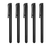 sourcing map Stylet Stylos pour Écrans Tactiles Stylet Crayon Sensibilité | Universel Capacitif, pour Téléphone Tablette Tout Capacitif Écran Tactile Dispositif, 5pcs, Noir