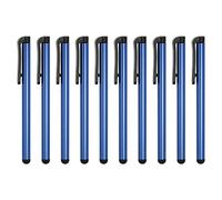 sourcing map Stylet Stylos Universel Capacitif Stylet Crayon Sensibilité | pour Écrans Tactiles, pour Téléphone Tablette Tout Capacitif Écran Tactile Dispositif, 10pcs, Marin Bleu