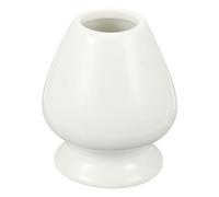 sourcing map Support Chasen en céramique de 70 mm, support de fouet à matcha traditionnel, accessoires pour dégustation de thé, blanc