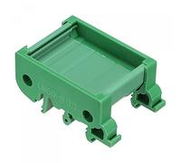 sourcing map Support de montage sur rail DIN pour circuit imprimé 40 x 50 mm Vert