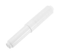 sourcing map Support de papier toilette en plastique, 11,4 cm à 14,9 cm, PP à ressort, tige d'insertion de rouleau de papier toilette pour salle de bain, blanc