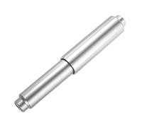 sourcing map Support de papier toilette en plastique, 11,4 cm à 16,5 cm, tige d'insertion de rouleau de papier toilette à ressort pour salle de bain, couleur nickel