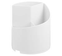 sourcing map Support de pinceaux de maquillage, organisateur de pinceaux de maquillage rotatif à 360°, étui de rangement pour salle de bain, crème