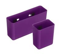 sourcing map Support de rangement pour sac de plage, horizontal + vertical, organiseur de sac fourre-tout de plage, accessoires pour porte-clés, lunettes de soleil, portefeuille, téléphone, violet