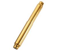 sourcing map Support de rouleau de papier toilette, tige de rouleau à ressort en acier inoxydable, tige de rechange pour salle de bain, salle de bain, doré