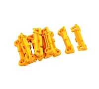 sourcing map Support Ventilateur CPU Pièces Base Jaune 10pcs pour AM2 AM3 FM1 FM2 FM2 +