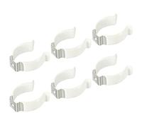 sourcing map T10 U Clips, LED Fluorescent Tube Support Montage Support Accessoires Paquet de 6