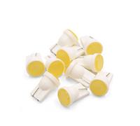 sourcing map T10 W5W LED Jaune 10Pc pour Voiture Wedge S/N Lampe DC 12V | DC12V, Auto, Moto, Camion, Compatible 194 168 192 921 906, Installation Facile, Éco Énergie, Polarité Réversible