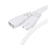 sourcing map T5 T8 LED Tube Connecteur Câble 2 Broche 30CM Mâle à Femelle Extension Cordon pour LED Integré Lumière Tube Paquet de 2