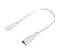sourcing map T5 T8 LED Tube Connecteur Câble 30CM Mâle à Femelle Double Extrémité Rallonge Cordon pour LED Intégré Lumière Tube, Paquet de 4