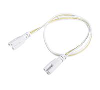 sourcing map T5 T8 LED Tube Connecteur Câble 50CM Femelle à Femelle Double Extrémité Rallonge Cordon pour LED Intégré Lumière Tube, Paquet 2