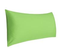 sourcing map Taie de Traversin Housse de Traversin Taie d'oreiller 300 Fils en Coton égyptien Vert 51 x 122 cm