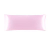 sourcing map Taie de Traversin Housse de Traversin Taie d'oreiller Doux Soyeux en Satin Corps Longue pour Peau Visage Cheveux 50 x 137cm Rose 50 x 137cm