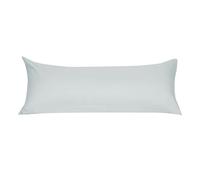 sourcing map Taie de Traversin Housse de Traversin Taie d'oreiller en Microfibre Douce Tissage pour Polyester 90g/m2 Fermeture éclair Gris Clair 51x140cm