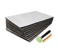 sourcing map Tapis D'Isolation Phonique Argent 9pcs Pour Voiture Alu