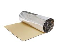 sourcing map Tapis isolant pour silencieux d'échappement de voiture, 197 mil, 5 mm, 16,36 pi², isolation thermique et acoustique, en aluminium, pour capot et garde-boue, 152 x 101 cm