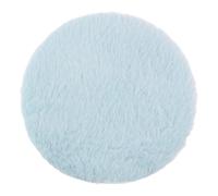 sourcing map Tapis miniature pour maison de poupée, 1:12 - Accessoire de maison de poupée - Accessoire de petite maison de poupée - Décoration de jeu - Bleu rond