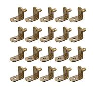 sourcing map Taquet étagère Cheville support 5mm L Tablette goupille placard trou Bronze 20pcs