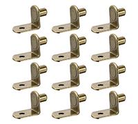 sourcing map Taquet étagère Cheville Support tablette, en forme de L de 6 mm, placard pour meuble avec trou, pour tablette cuisine, bronze, 20pcs