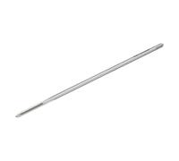 sourcing map Taraud à filetage métrique M3 x 0,5 H2 120 mm extra long cannelure droite filetage fraiseuse tarauds outil de réparation