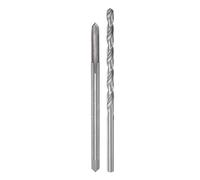 sourcing map Taraud & Embout Ensembles, M6 x 1 H2 Droit Cannelure Machine Fil Taraud Fraisage 125mm Extra Long, 6mm Haut Vitesse Acier (HSS) Foret Hélicoïdal