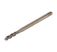 sourcing map Taraud Fil Spirale Cannelure M6 x 1 Métrique Cobalt HSS Haute Vitesse Acier Titane Plaqué Machine Fil Taraud H2 Tolérance Grade