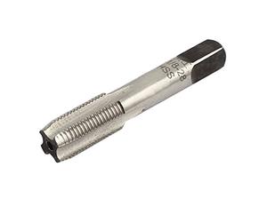 sourcing map Taraud Filetage G1/8-28 BSP 55 Degrés 4 Flûtes Acier Rapide HSS 10x53mm
