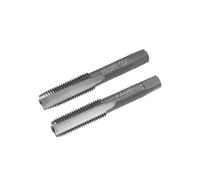 sourcing map Taraud Pas à Filetage Métrique Part 4 Cannelures Droites H2 1 Paire Acier Allié pour Outils M8x1