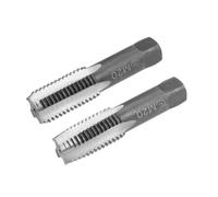 sourcing map Taraud Pas à Filetage Métrique Part 4 Cannelures Droites H2 1 Paire Acier Allié pour Outils M20x2,5