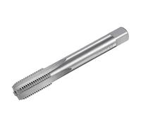 sourcing map Taraud Pas à Gauche Fil Fraisage M13 x 1.5 Métrique Gauche Main Machine HSS Haute Vitesse Acier Non Couché 4 Droit Cannelures Vis Taraud H2 Tolérance