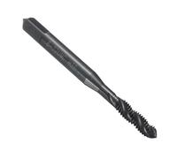 sourcing map Tarauds filetés en spirale 8-32 UNC H2, outil de réparation de taraudage à vis avec revêtement nitridé, acier rapide M2 (HSS6542)