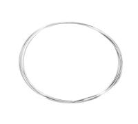 sourcing map TC4 Fil en titane souple pour travaux manuels, fabrication de bijoux, travaux manuels, soudure, alimentation électrique, 3 m x 1,2 mm (argenté)