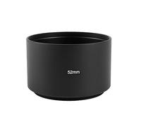 sourcing map Télé 52 mm en métal à Visser Pare-Soleil pour Appareil Photo Reflex numérique Noir