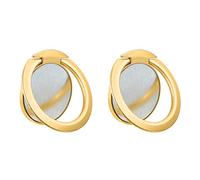 sourcing map Téléphone Sonnerie Supports, Ultra-Mince Téléphone Portable Support 360 Rotation Poignée, Compatible avec Magnétique Voiture Supports, Doré 2Pcs