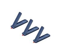 sourcing map- Téléphone Supports, 3Paquet Coller Portable pour Tablettes,52,5x14x3,5mm Bleu