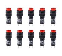 sourcing map témoin 12V pour DC NXD-211 néon rouge Monté panneau encastré 2/5" 10mm 10pcs