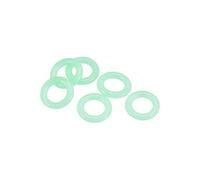sourcing map- Tentes piquets Silicone Joints toriques Sombre 15mm Diamètre 3mm Largeur Vert 50Pcs