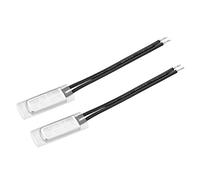 sourcing map Thermostat 85℃ N.C 10A Interrupteur Température Bimétallique Métal KSD9700 2Pcs Interrupteur thermique