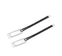 sourcing map Thermostat KSD9700, 100 ℃ normalement fermé interrupteur de température interrupteur thermique, N.C 5A régulateur de température en métal 2 pièces