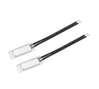 sourcing map Thermostat KSD9700, interrupteur thermique à interrupteur de température normalement fermé 80 ℃, régulateur de température en métal N.C 5A 2 pièces