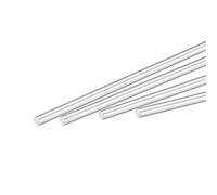 sourcing map Tige Aluminium Rond Plein Barre 3mm Diamètre 350mm Longueur Tour Barre Stock pour Bricoleur Fabrication Artisanale Coffret de 4