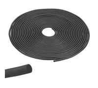 sourcing map Tige de support de 10,1 m, 1,6 cm de diamètre en mousse EPDM pour sceller les espaces de béton, joints de dilatation, remplissage de fissures, portes, fenêtres, noir