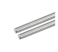 sourcing map Tige Filetée M12 x 400mm Acier Inoxydable 304, 1.75mm de Pas Filetage Droite 2Pcs Tiges Entièrement Fileté pour Projets de Bricolage