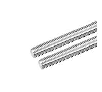 sourcing map Tige Filetée M14 x 300mm Acier Inoxydable 304, 2mm de Pas Filetage Droite 2Pcs Tiges Entièrement Fileté pour Projets de Bricolage