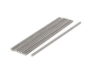 sourcing map Tige Filetée M3 x 110mm Acier Inoxydable 304, 0.5mm de Pas, 10Pcs Tiges Entièrement Fileté pour Projets de Bricolage